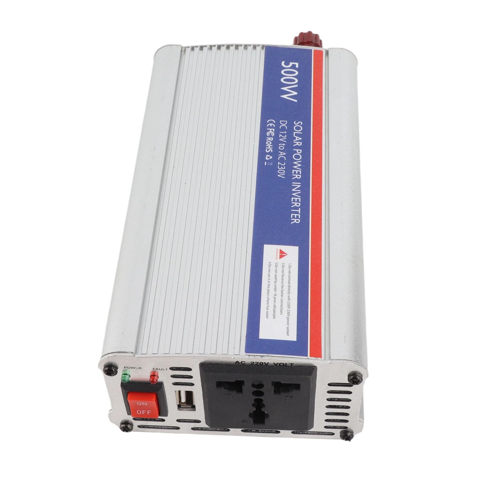FTVOGUE Przetwornica Napięcia 230V AC Wyjście 500W Konwerter, 12V DC