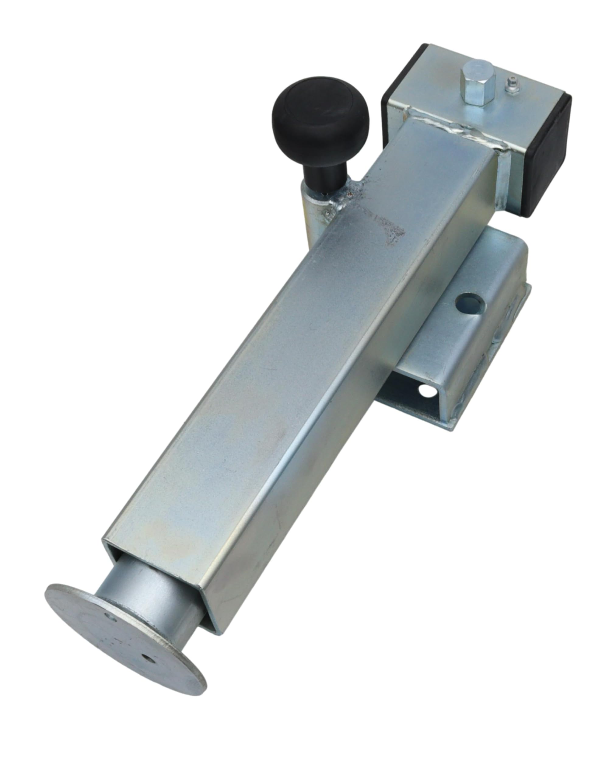 trailer parts4u 2X Schwenkstütze 1300/2600kg 380mm Konsole 42mm Ausdrehstütze Hubstütze Kurbelstütze PKW Anhänger inkl. Kurbel