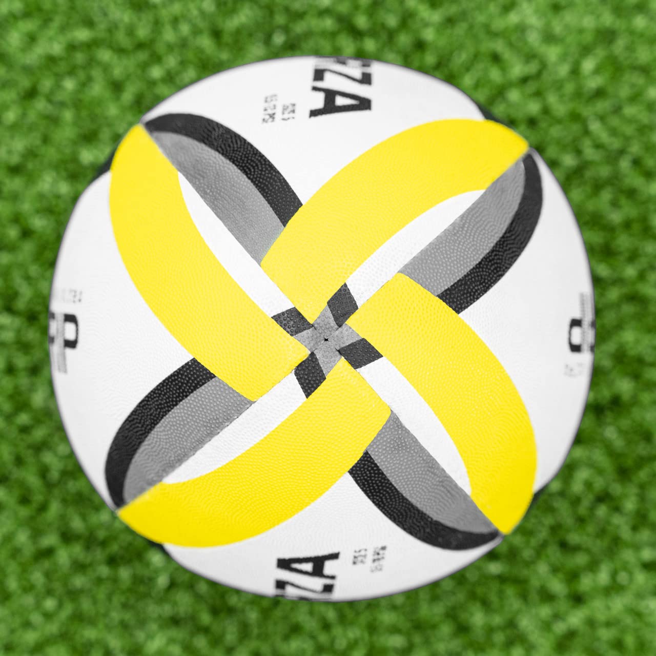 FORZA Ballon de Rebond de Rugby | Améliorez Les Réflexes, Les Temps de Réaction et la Précision des Passes | Entraînement en Solo | Disponible en Tailles 3, 4 et 5