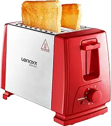 Lenoxx, Torradeira Inox Red, 220v