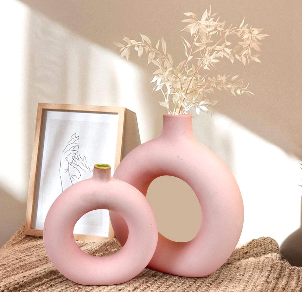 TIED RIBBONS Decorative Donut Vase Pot for Flowers Plants (‎TR-23-CeramicVase-NK006) (B0BSV6DS82) Amazon Price History, Amazon Price Tracker