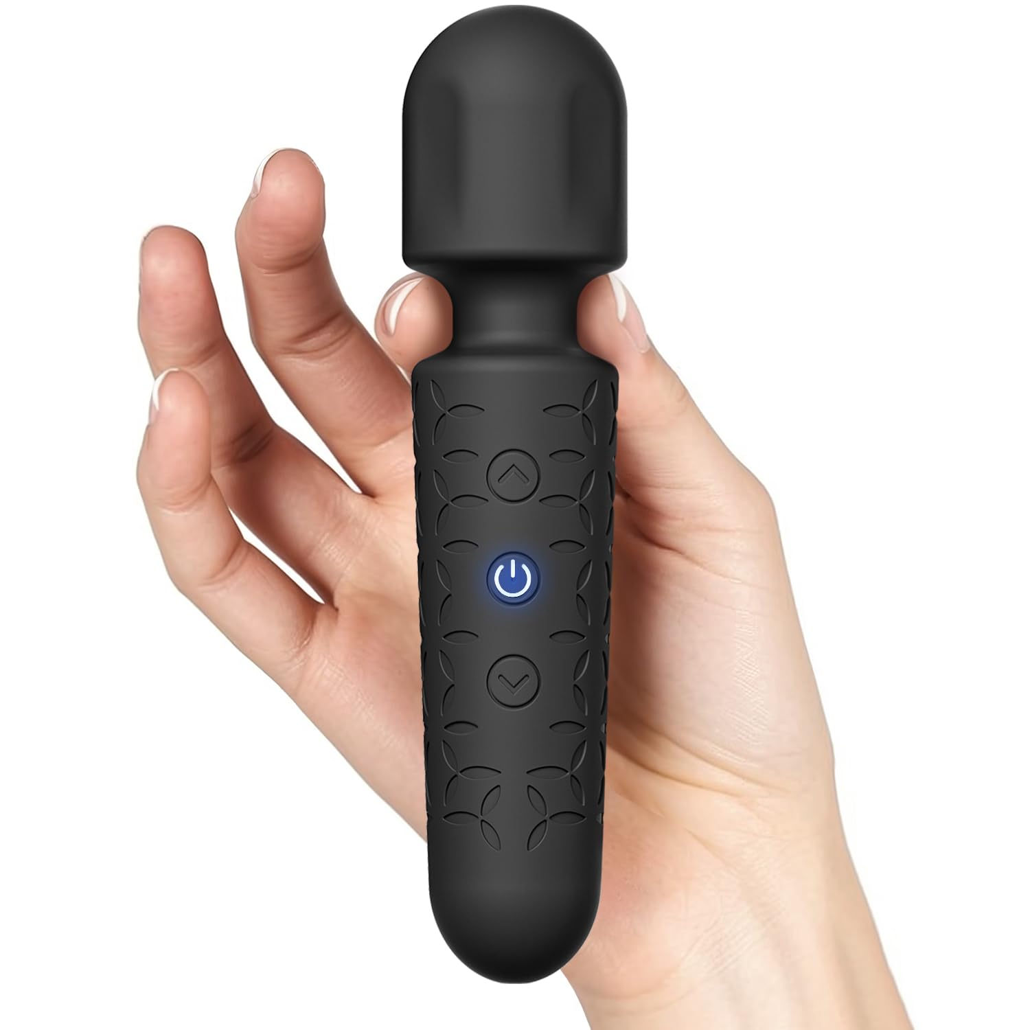 Manual Travel Relaxation Massager Cordless Handheld Body Massage Tool Black