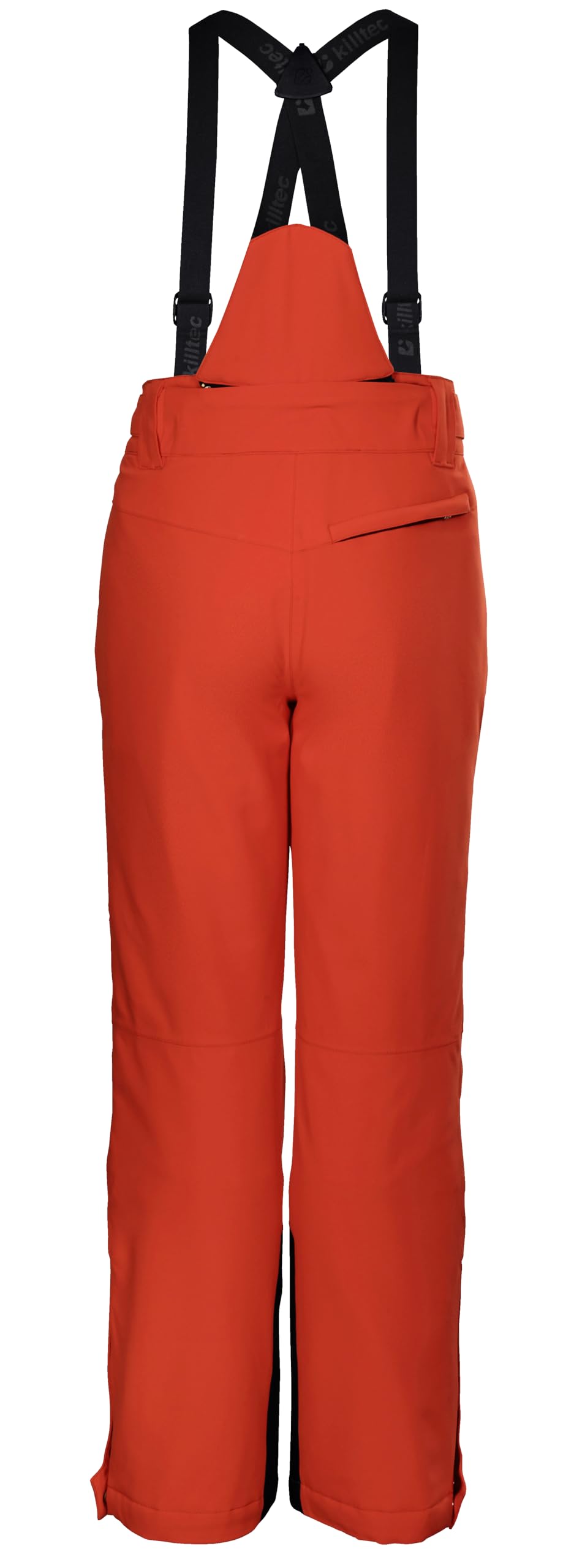 Killtec Jungen Funktionshose/Skihose mit abzippbarem Latz KSW 79 BYS SKI PNTS, dunkelorange, 128, 37310-000