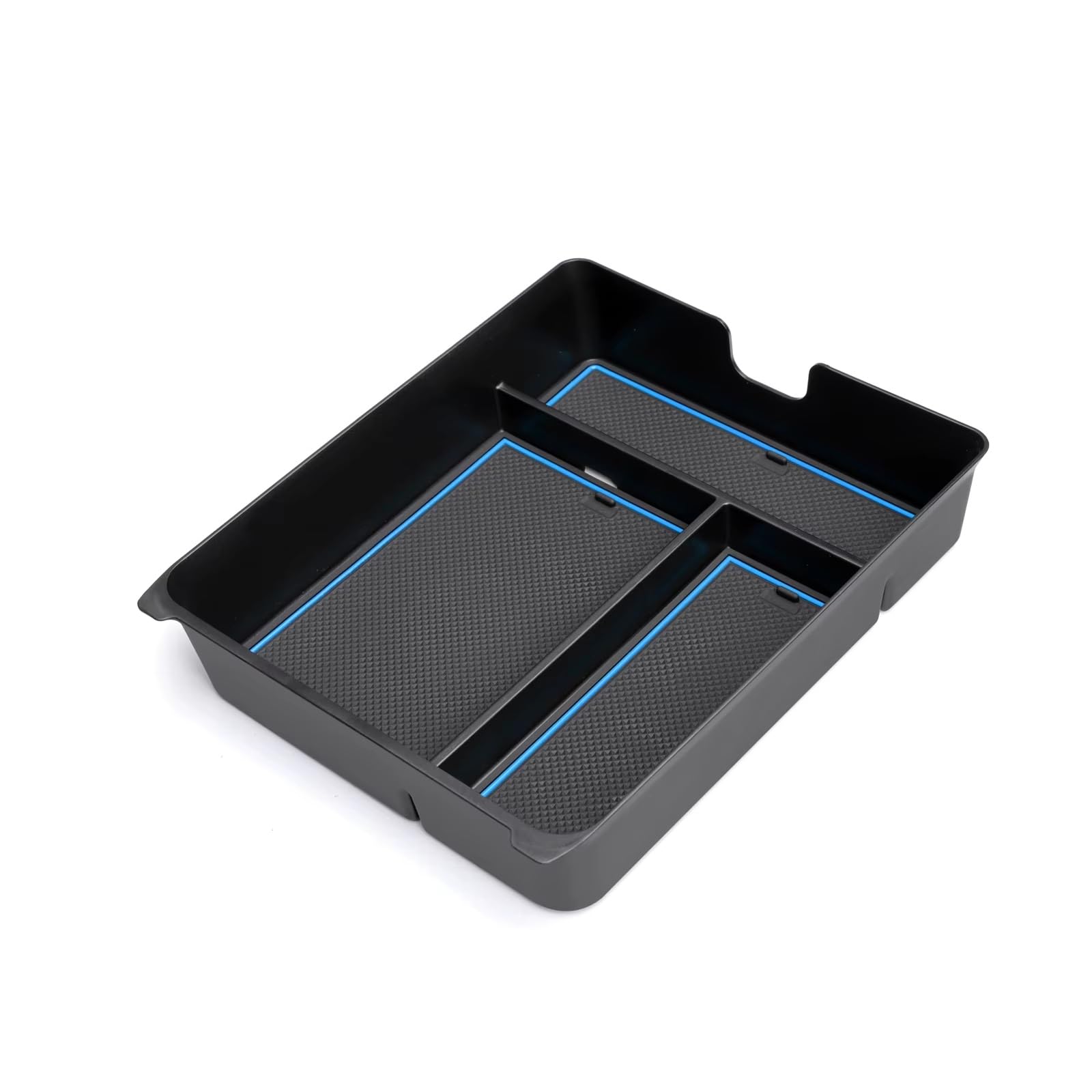 SZTMYVUW Interior Storage Box Compatible With Pilot 2023 2024 Center Console Armrest Storage Box Car Tray Organizers Accessories Tidying(Blue)