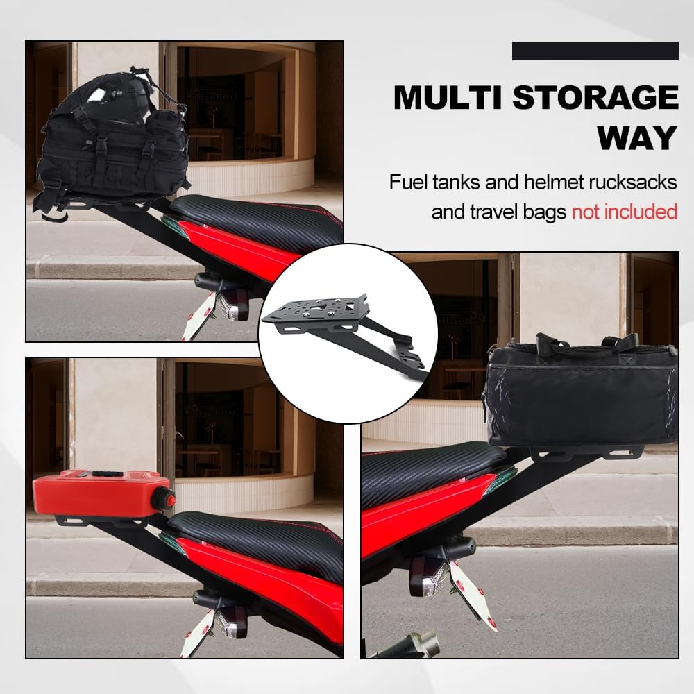 Xitomer Fit for Z125 Pro Luggage Rack & 2'' Lowering Links Compatible with Z125 2016-2024