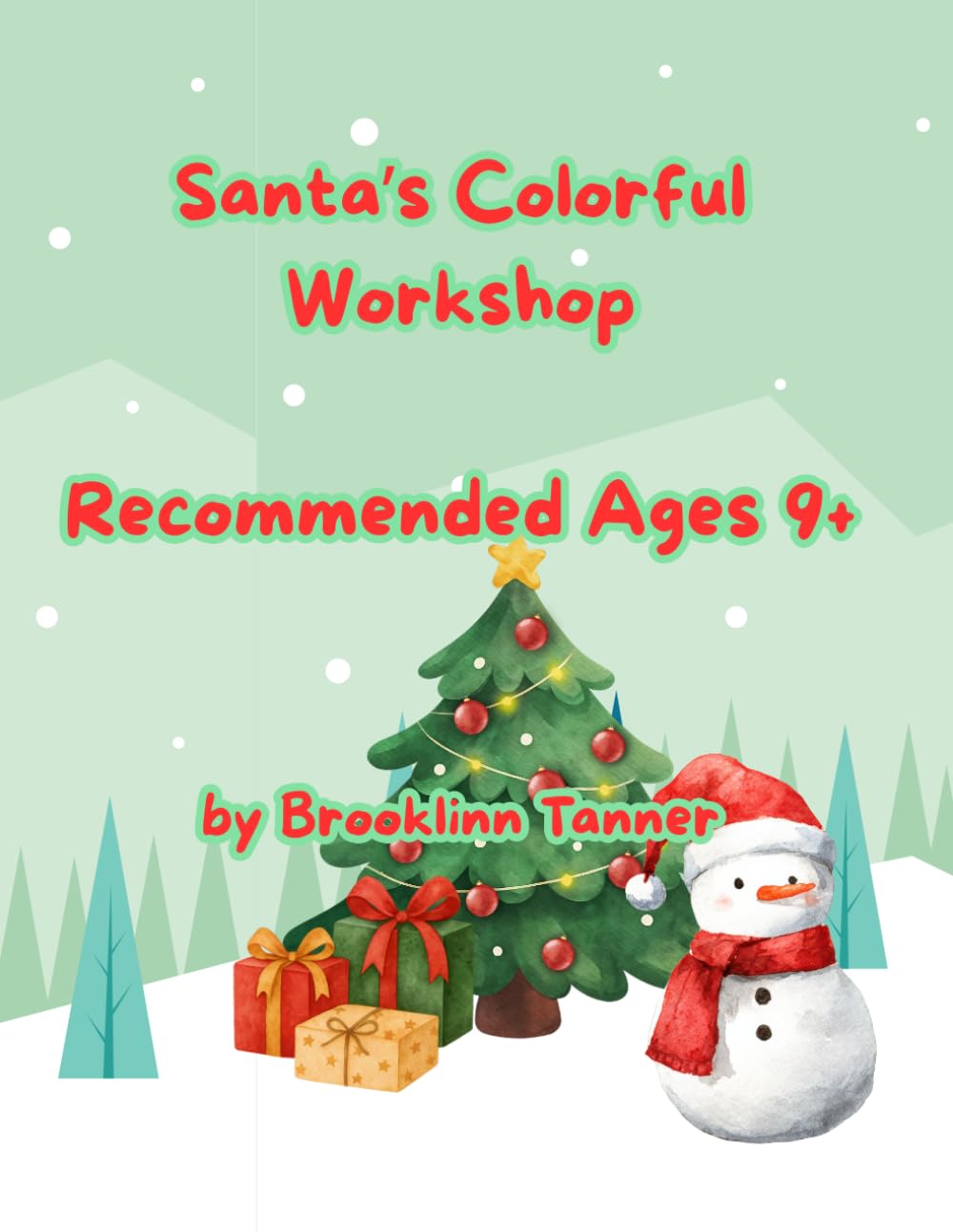 Santa's Colorful Workshop: Over 80 pages to color!
