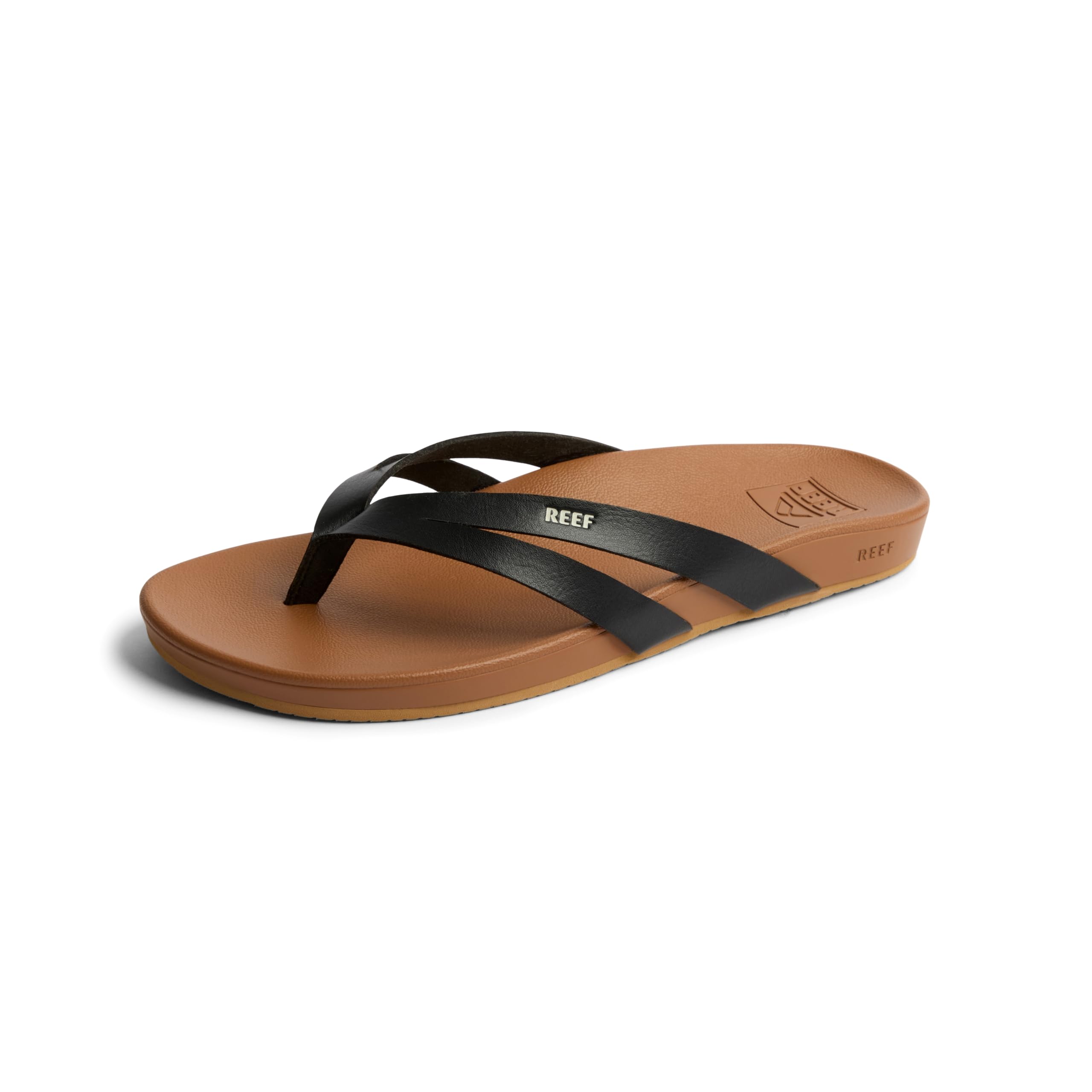 Reef Women's Cushion Spring Joy Flip-Flop, Black/Tan, 5 | Flip-Flops -  Amazon.com