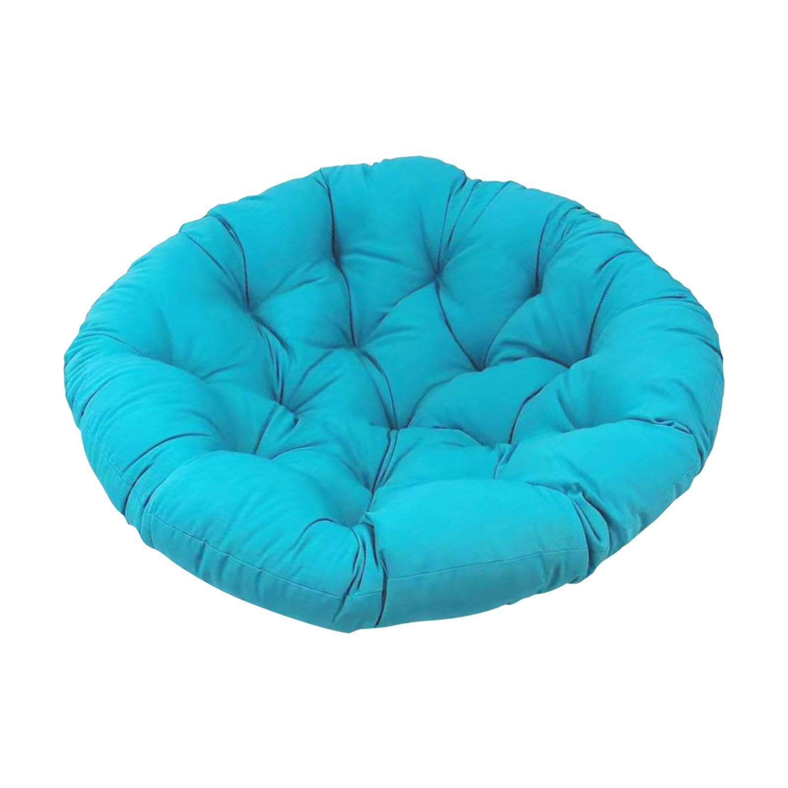 MYADDICTION Hammock Chair Cushion 60cmx60cm Egg Swing Chair Cushion for Home Porch Patio Blue-image-32