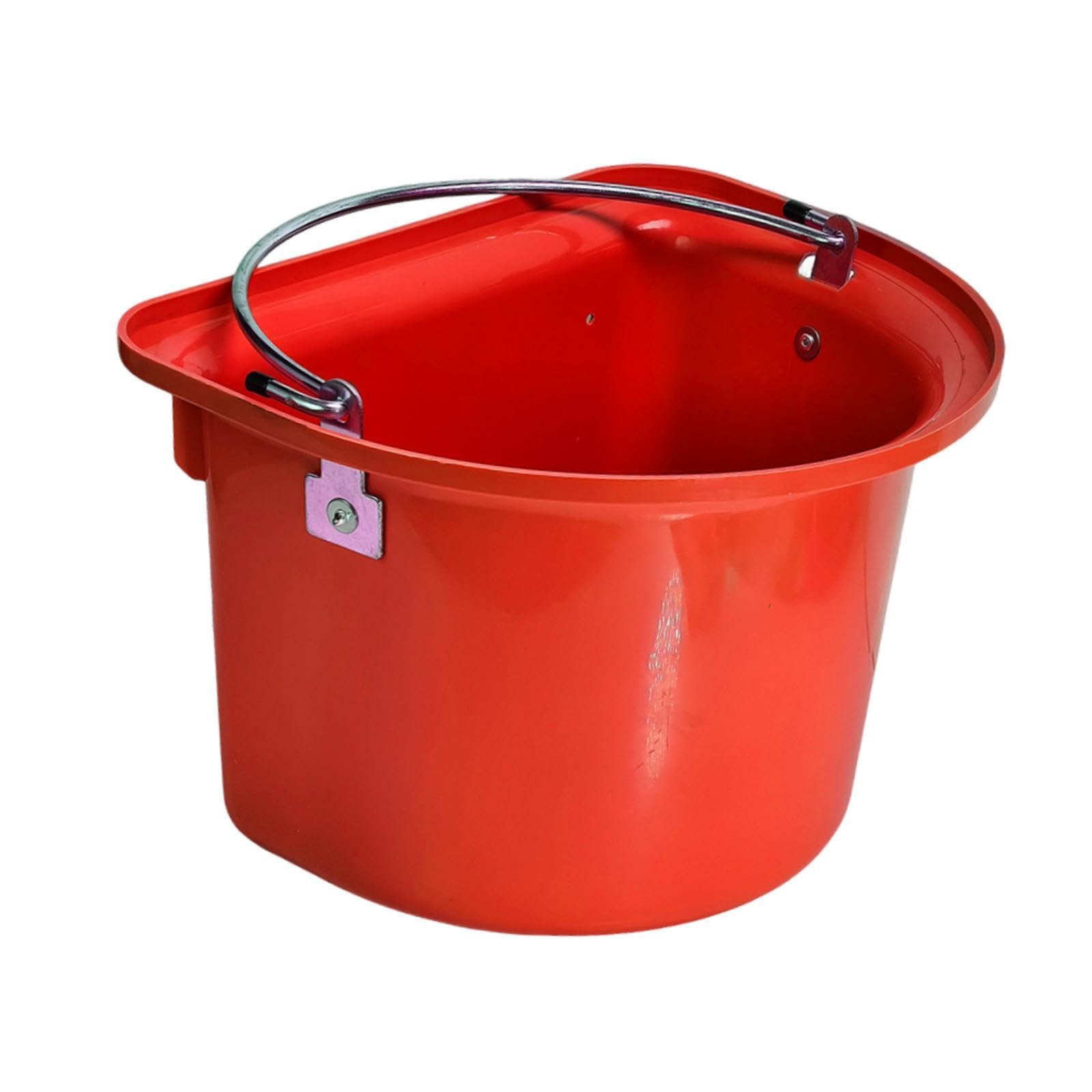 Milageto Cubo de para Caballos Comedero para Caballos Que Ahorra Espacio Suministros de alimentación para Exteriores Comedero Resistente para Montar