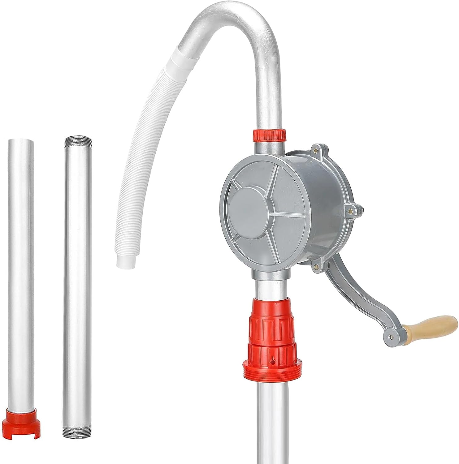 Trintion Oil Barrel Pump 120cm 200 Liter Hand Crank Oil Barrel Pump