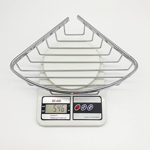 Miniatura 6 de Cesta clásica de la esquina de la ducha para el cromo pulido material del latón del sostenedor del jabón del