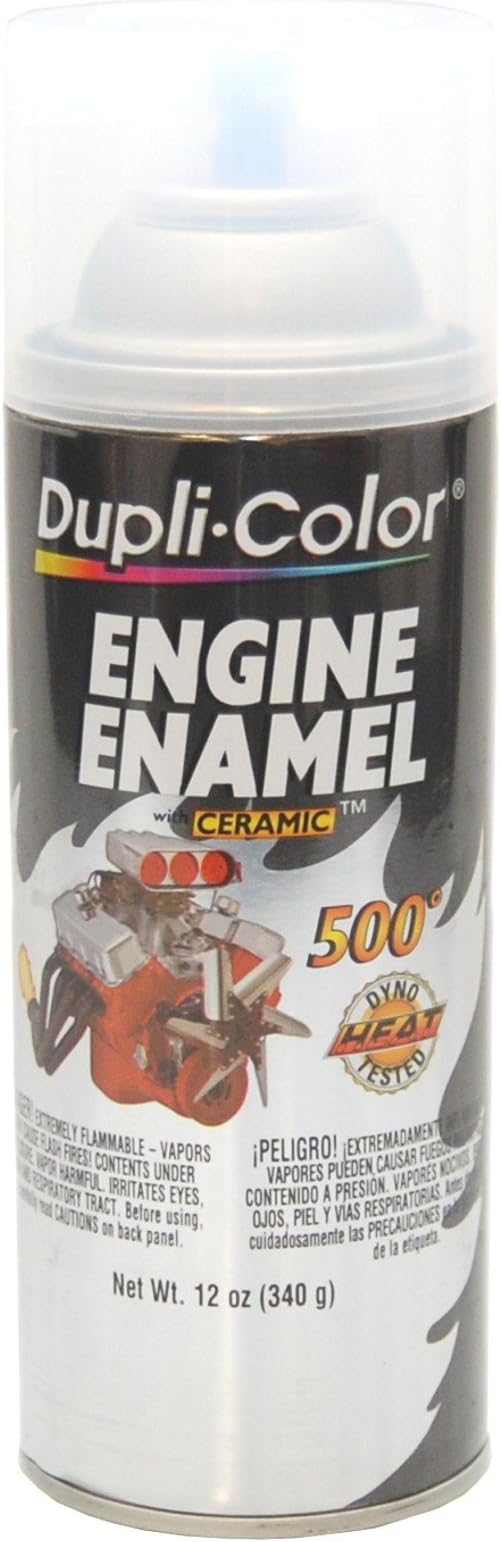 DE1636 Engine Enamel Spray Paint with Ceramic - Clear - 12 oz Aerosol Can