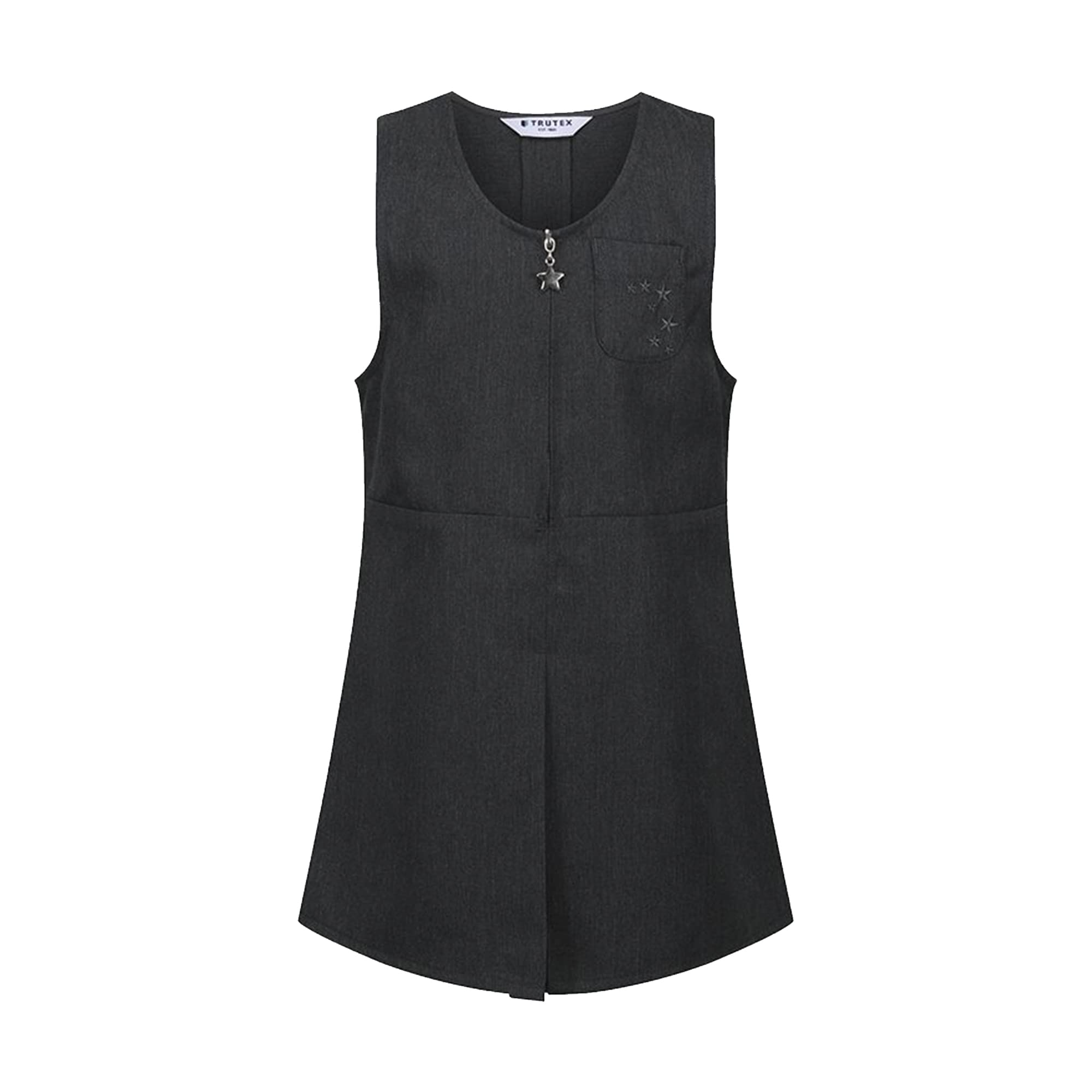 Trutex Pichi Escolar Tradicional Plisado para Niñas (3-12 Años), Vestidos Escolares para Niñas con Cremallera Delantera, Pichi Niña Uniforme Escolar - Uniforme Escolar Auténtico Gris