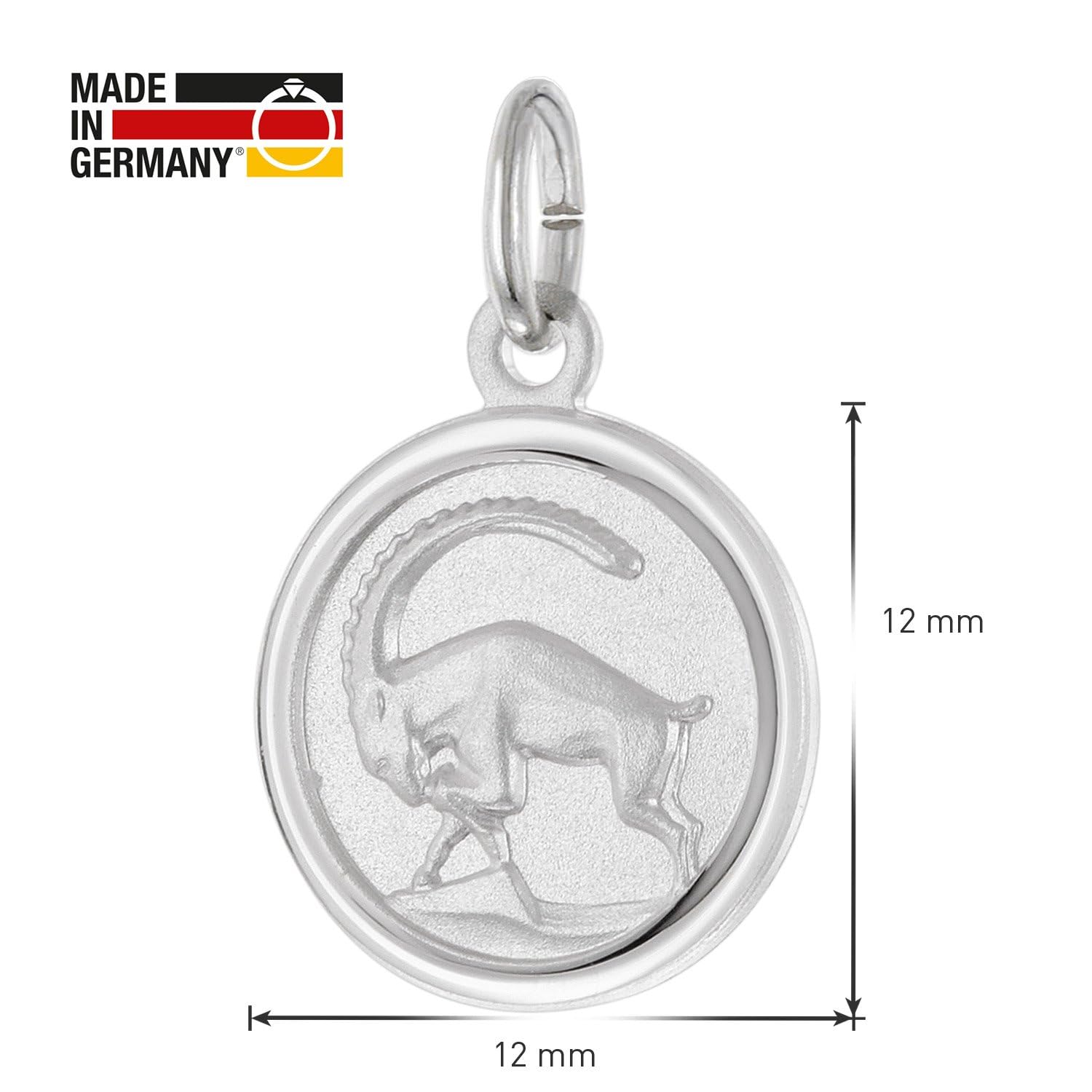 trendor Kinder-Halskette Sternzeichen Steinbock 925 Silber 28606-01 | zeitloses Schmuckstück für Kids, zauberhafte Geschenkidee