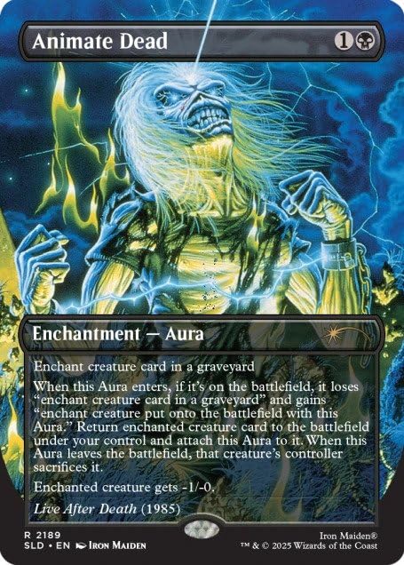 Magic the Gathering Secret Lair x Iron Maiden: Album Art​ (Foil