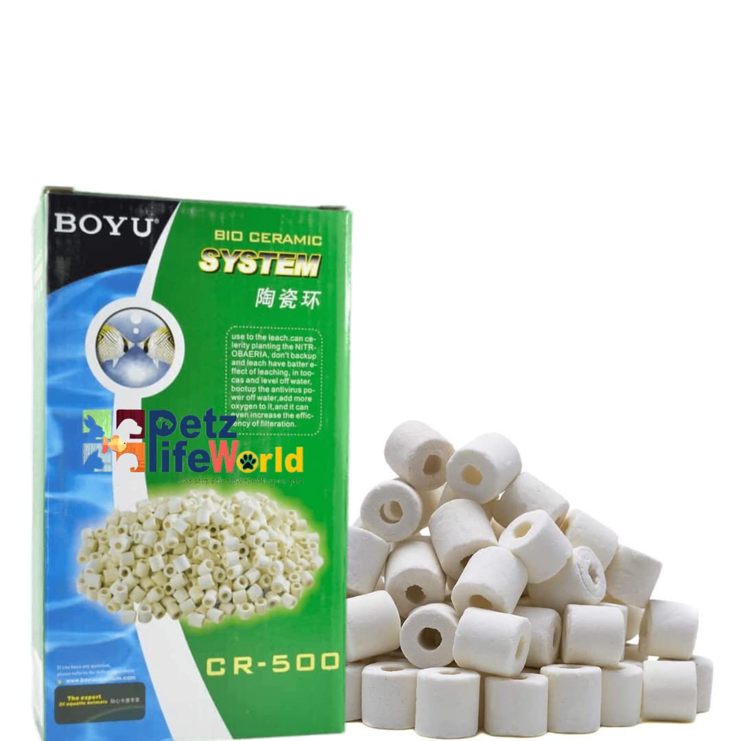 VAYINATO Boyu Ceramic Rings Filter Media For Efficient Biological Filtration In Aquarium Fish Tank(Cr-500(500G)) (B0BNJ9CQW3) Amazon Price History, Amazon Price Tracker
