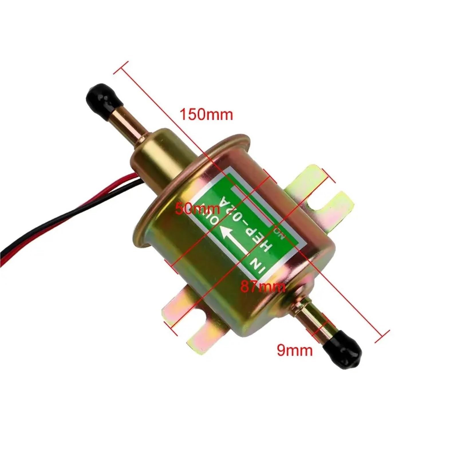 Filo di fissaggio a bullone, 12 V, pompa a benzina elettrica HEP-02A, pompa a bassa pressione, 1 pezzo