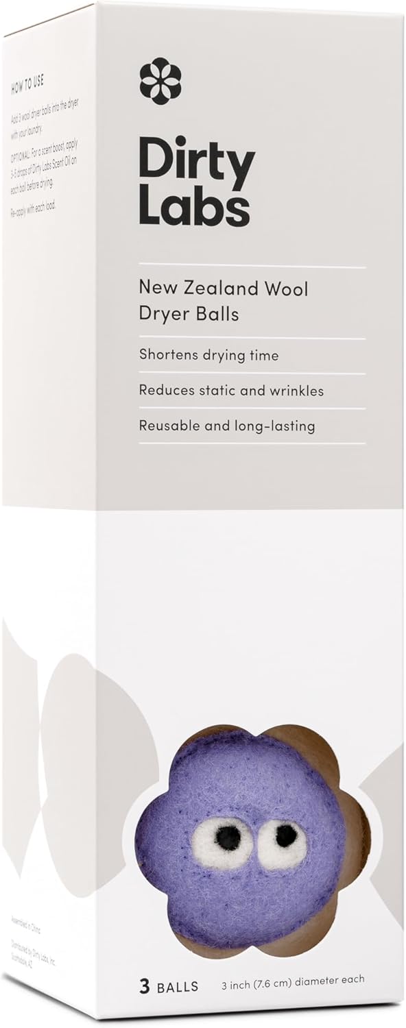 Dirty Labs 100 New Zealand Wool Enzyme Buddies Dryer