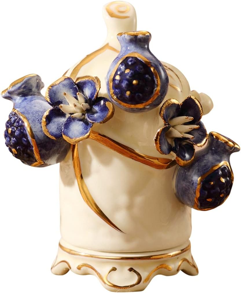 European Ceramic Toothpick Holder Dining Table Household Cotton Swab Fashion Decoration