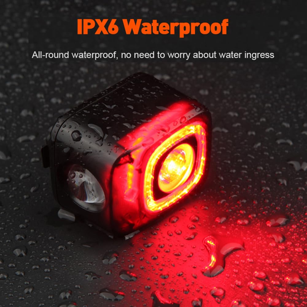 Night Cycling Inteligentne tylne światło Auto Brake Tylne światło rowerowe MTB Road Bike Safety Sensor Lampa ostrzegawcza
