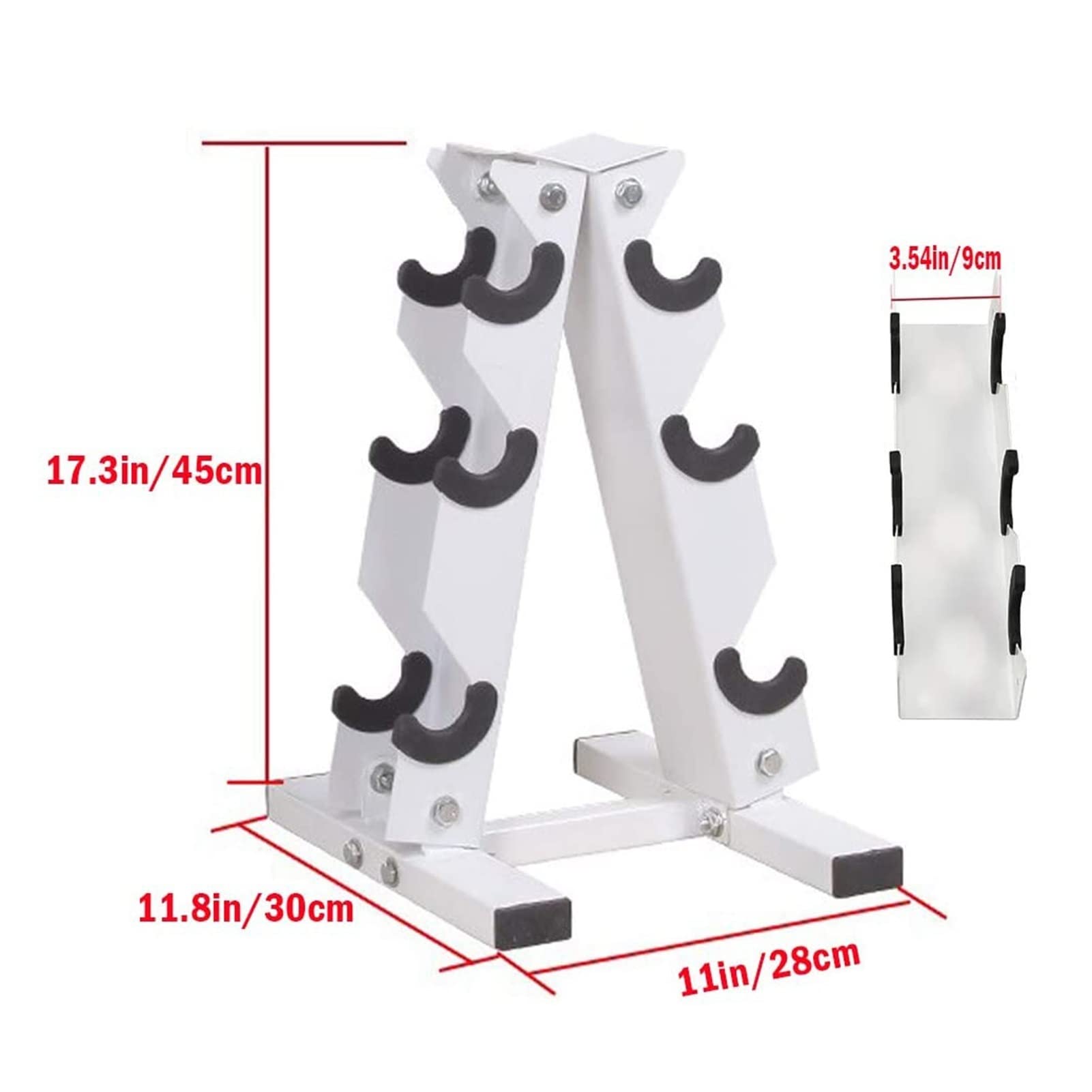 Soporte For Mancuernas, Soporte De Almacenamiento For Mancuernas De Acero Sólido, Bastidores De Almacenamiento For Mancuernas Con Marco En A, Juego De Mancuernas Con Pesas Libres For Ejercicio De Gimn