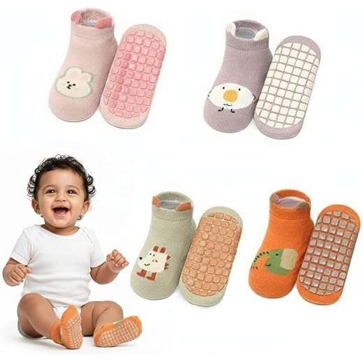 Baby Socks Set - 4 Pairs