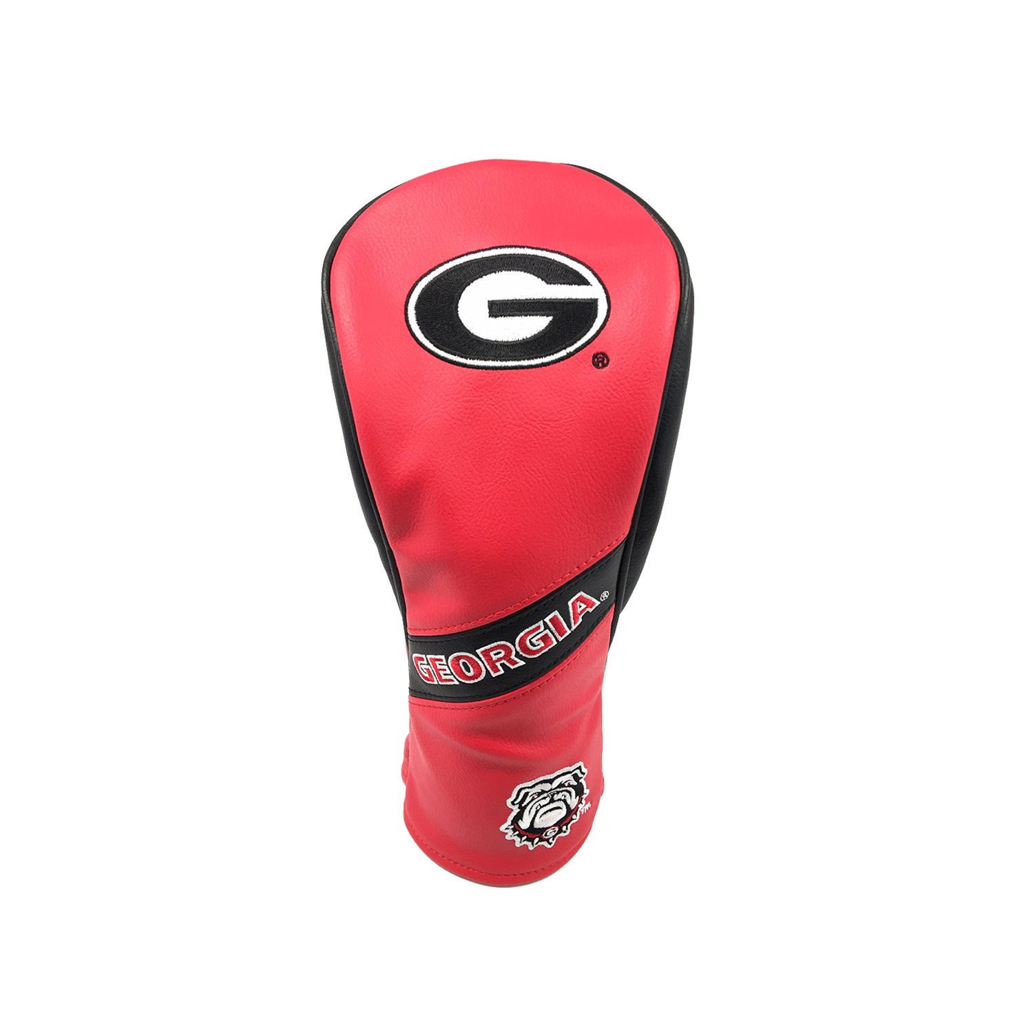 PRG Americas NCAA Georgia Bulldogs Leatherette Fairway Wood Cover, Red