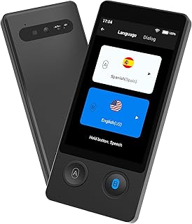 Xupurtlk Translator Device W12 Offline Translation 97% High Accuracy 144 Languages and Accents with 3.7 inch Touchscreen No WiFi Needed for Travel Business