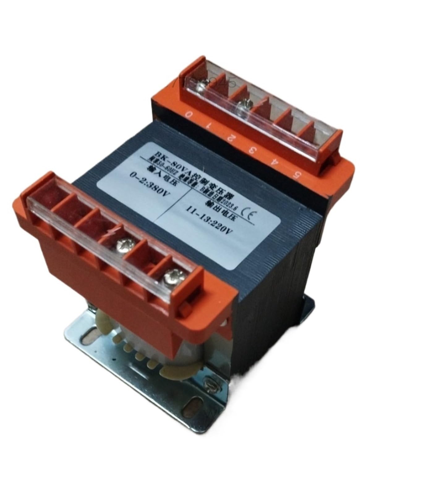 1 sztuka BK-80VA transformator sterujący 380 V/220 V