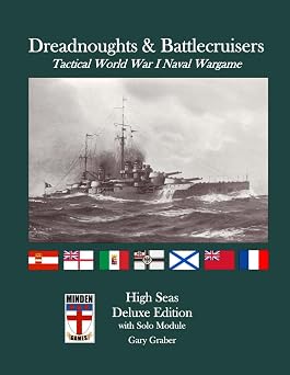 Dreadnoughts & Battlecruisers High Seas Deluxe Edition Minden's Tactical WW1 Naval Combat Wargame