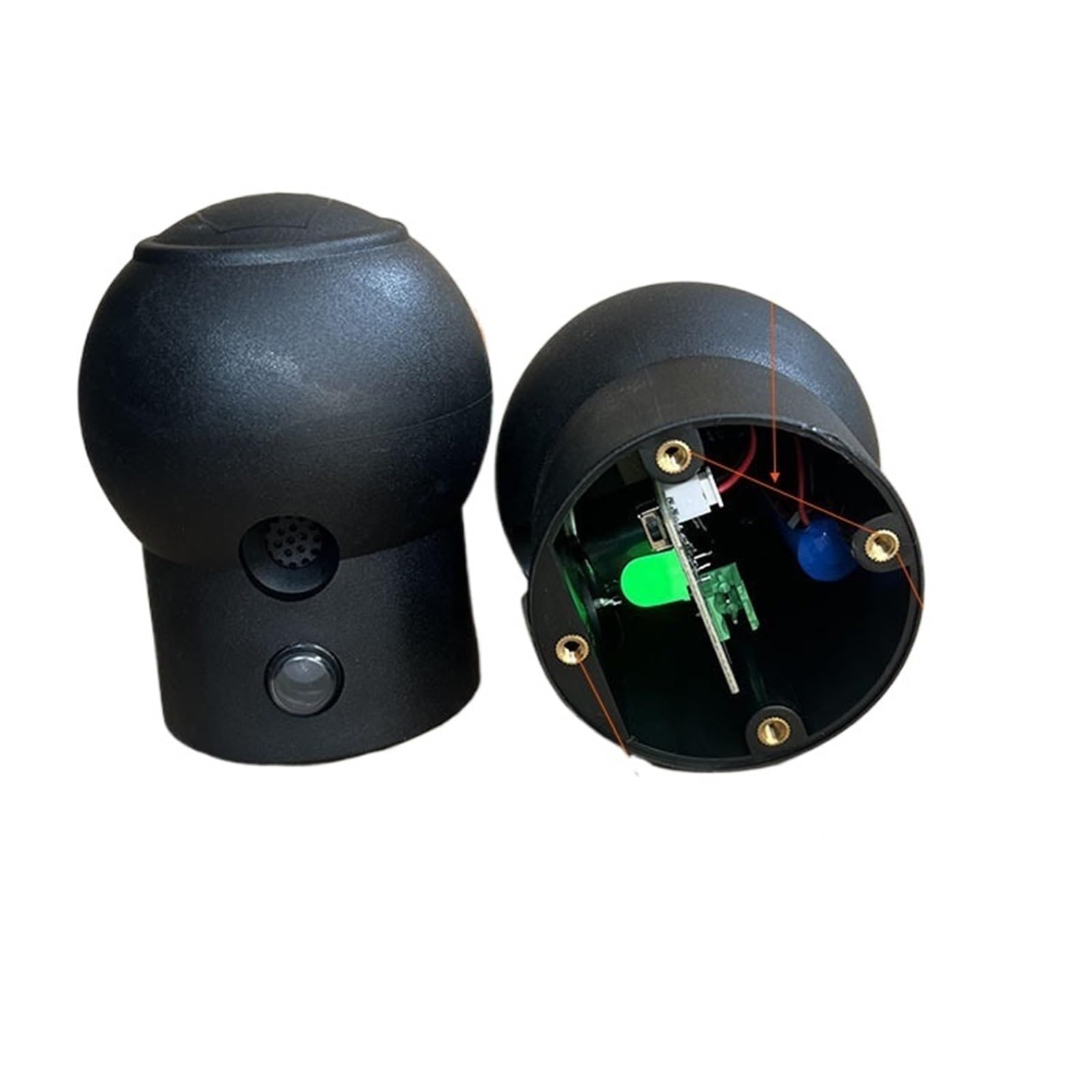 Dispositivo Antistatico, Eliminatore di elettricità statica a sfera for il corpo umano, scaricatore industriale antideflagrante, testa a con allarme vocale intelligente, suono e luce(Voice alarm)