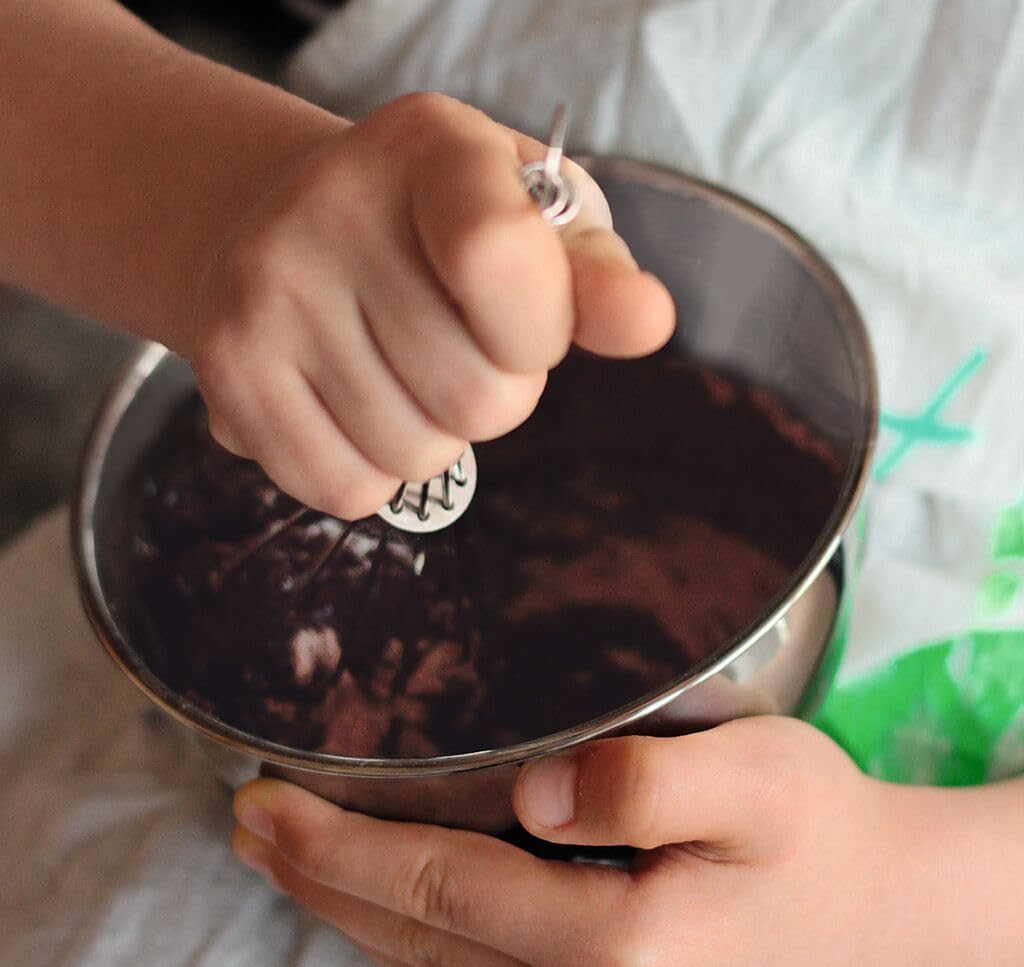 moses Kids Baking Set, 16 Piece Stainless Steel Set for Kids to Make Right Baking, Kids Baking Utensils in Large Set as a Gift for Little Ones