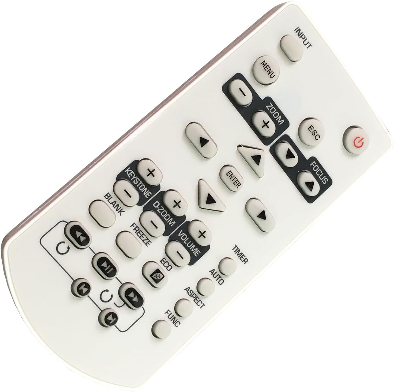Replacement Projector Remote Control YT-130 Compatible for Casio XJ-A142, XJ-A147, XJ-A242, XJ-A247, XJ-A252, XJ-A257, XJ-M141, XJ-M146, XJ-M151, XJ-M156, XJ-M241, XJ-M246, XJ-M251, XJ-M256 Projectors image 5