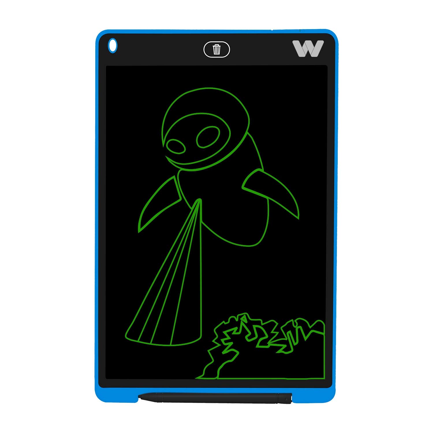 Woxter Smart Pad 90 Pink - Pizarra electrónica, Tableta de escritura de 9", Tonalidad Verde, Sensor de presión (10-200g), pila CR2016, Imanes para Nevera, color rosa — view 7