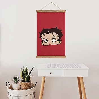Amazon.co.jp: ベティちゃん 掛け軸 タペストリー 壁掛けポスター