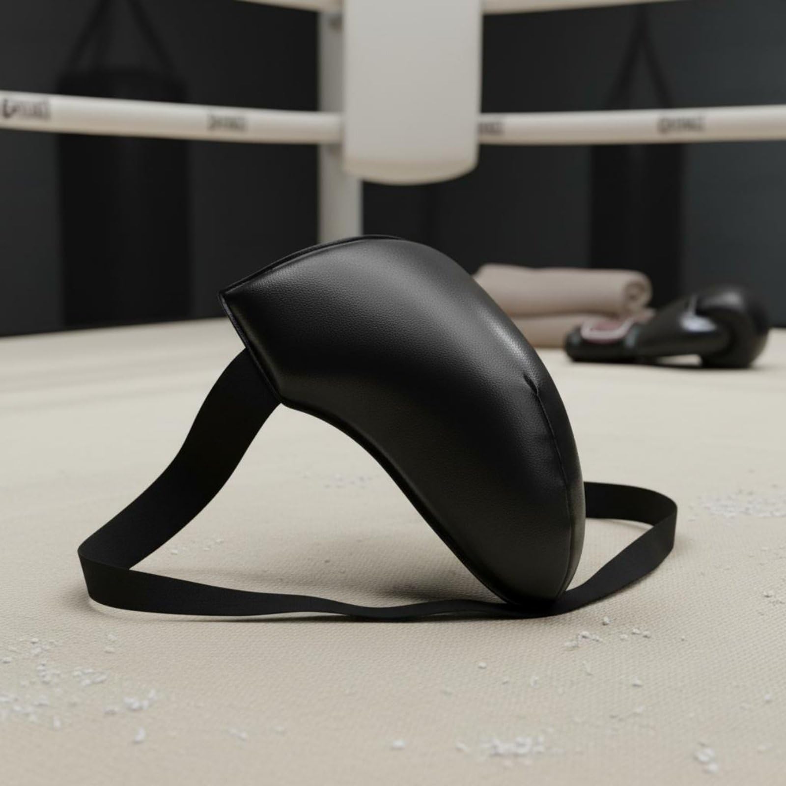 Protector Genital para Artes Marciales Cintura Ajustable Coquilla de Boxeo para Niños Entrenamiento