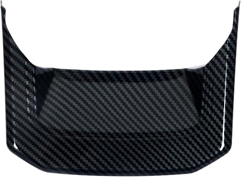 for Toyota Land Cruiser Prado 250 J250 2024-2025 ABS Carbon Fiber Black Steering Button Bottom U Shape Cover Trim 1pcs Car Accessories