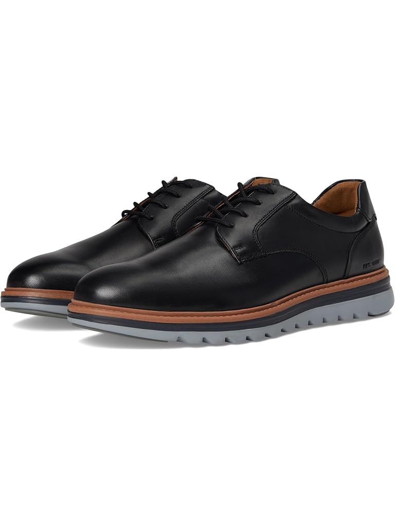 Black Johnston & Murphy Braxton Plain Toe