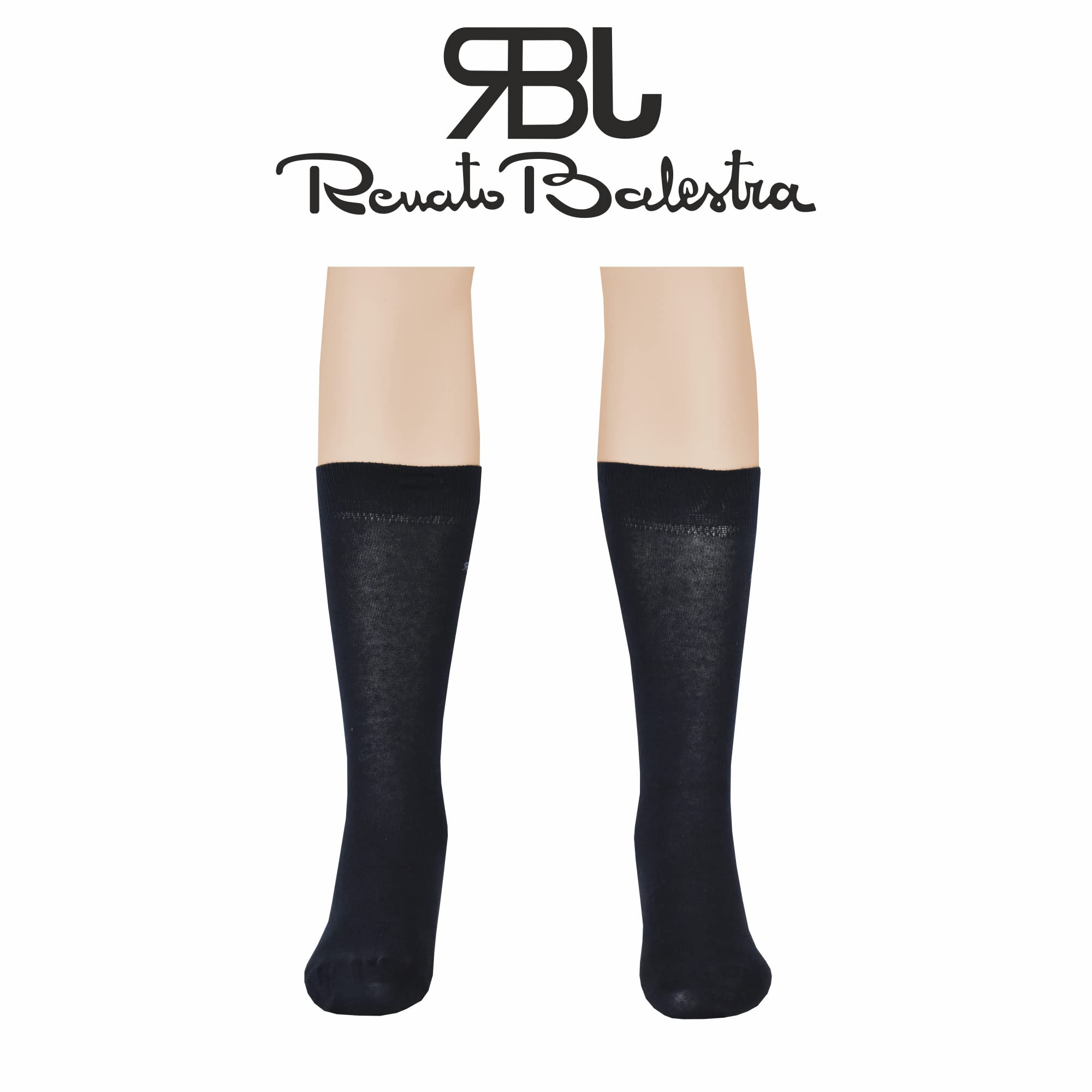 Renato Balestra 6 Paia - Calze Invernali in Cotone da Uomo Varie Altezze - Vari colori - Non stringono - Punte e talloni rinforzati