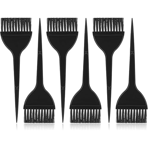 6Pcs Hair Coloring Dye Brush, Hair Color Applicator Brush Salon Accessorises Brushes for Stylist Supplies Salon Supplies Beauty Parlors Shampoo Oils Comb Dying Tools Accessories