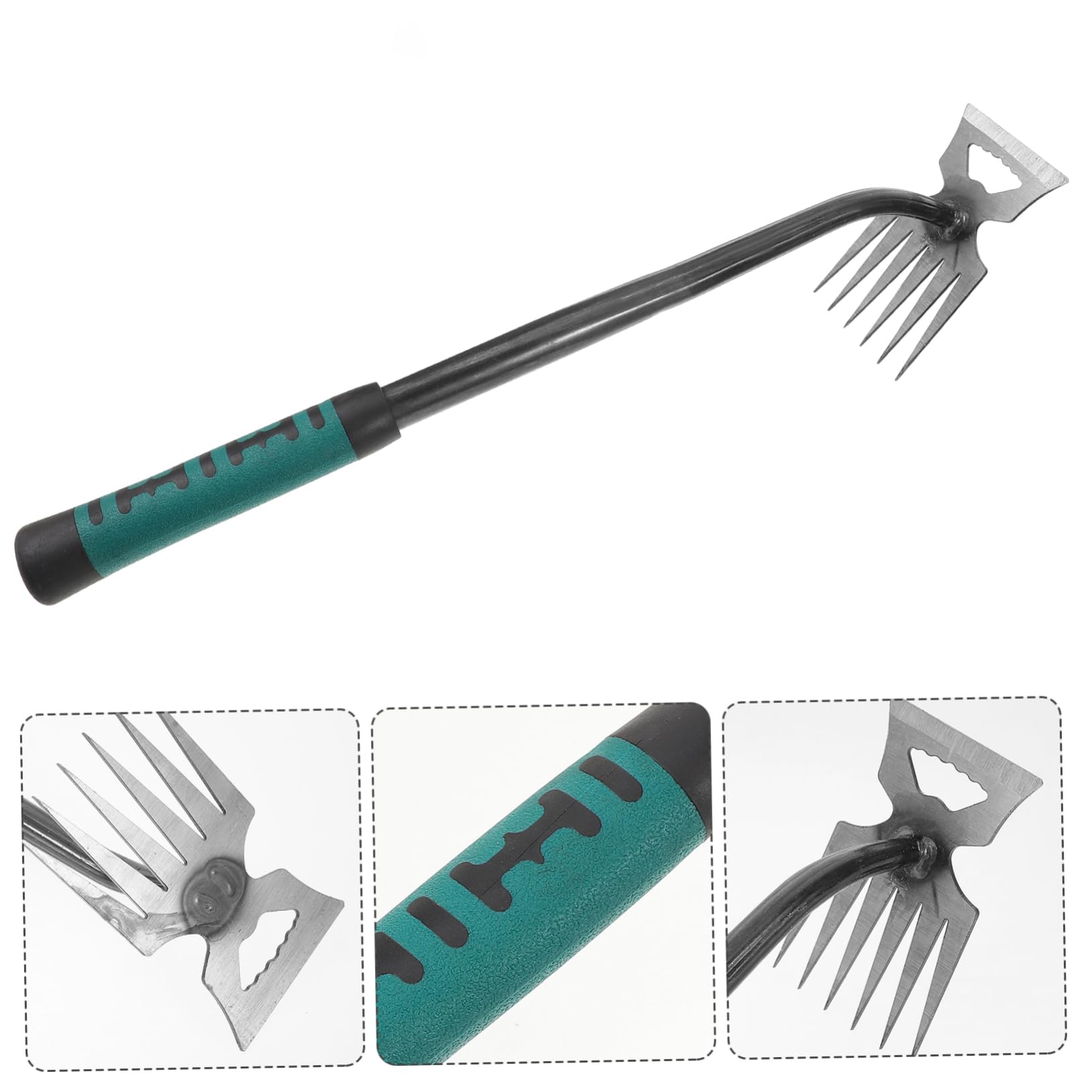 YARNOW 2 Pièces Outils de désherbage de Jardin Jardinage Jardinier Outil arrachage Outil de Jardin Multifonction Outil de Jardin Pratique Outil Jardin désherbeur désherbants manuels Acier