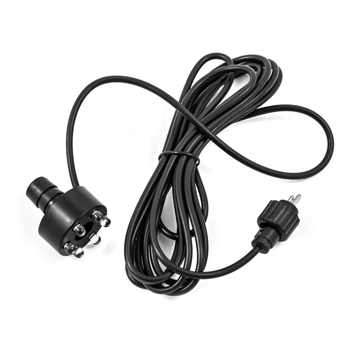 CLGarden Springbrunnenpumpen Set mit 90L Wasserbecken und 1300 l/h Pumpe, 3X LED Beleuchtung warmweiß für DIY Gartenbrunnen Quellstein Bachlauf