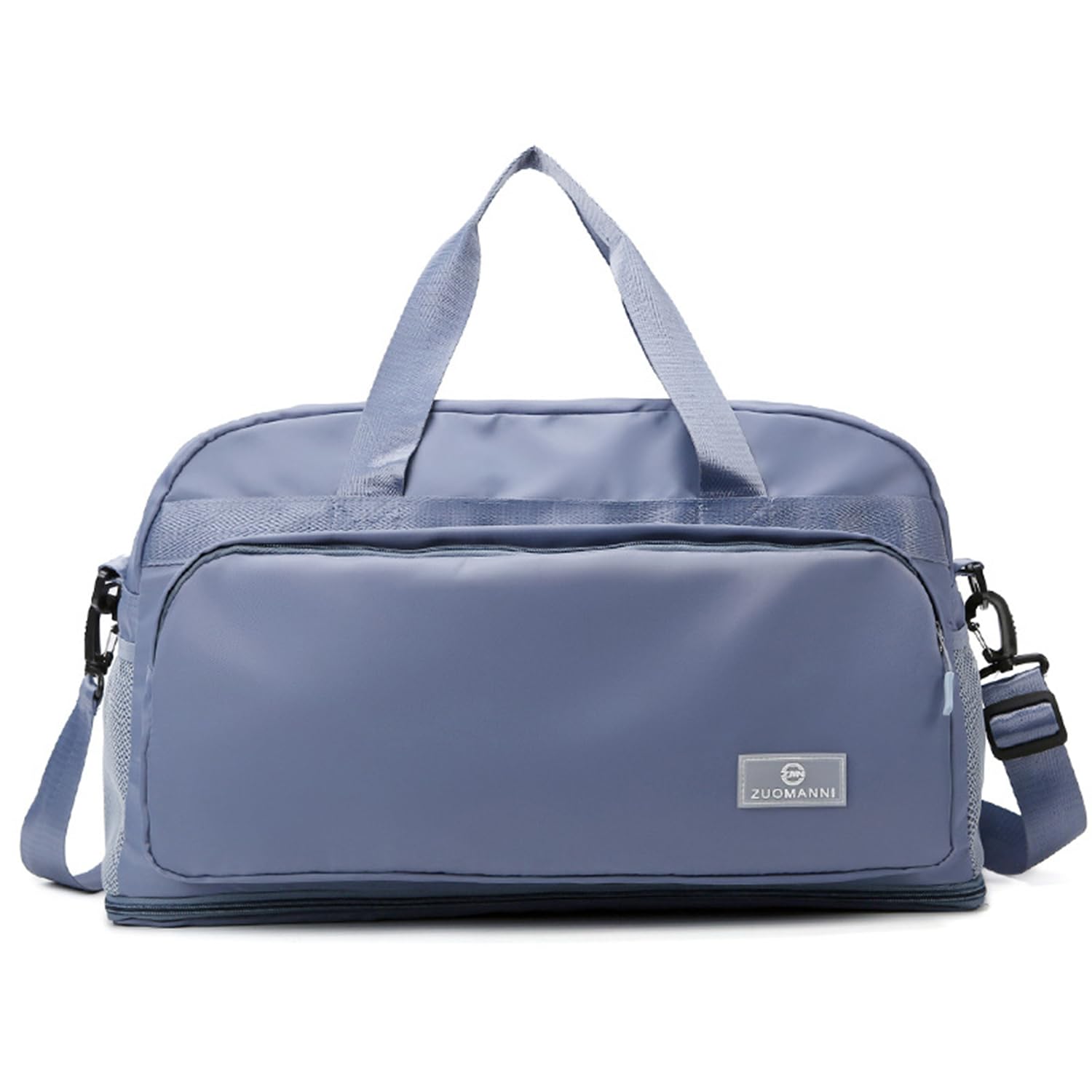 Bolsa de Gimnasio Deporte Mujer Grande, Expandible 37,7 L a 50,7 L, con Bolsillo Húmedo, Bolsa de Viaje Deportiva de Fin de Semana con Correas, Bolso Weekend Equipaje de Mano Ligera — view 13