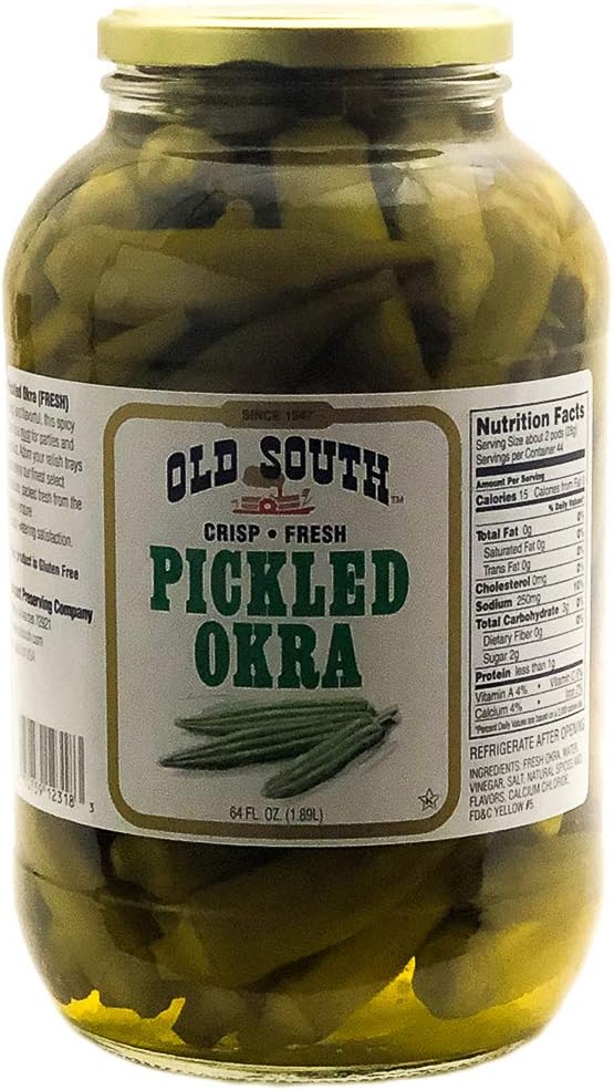 Old South Pickled Okra 64 Oz (Pack of 1)