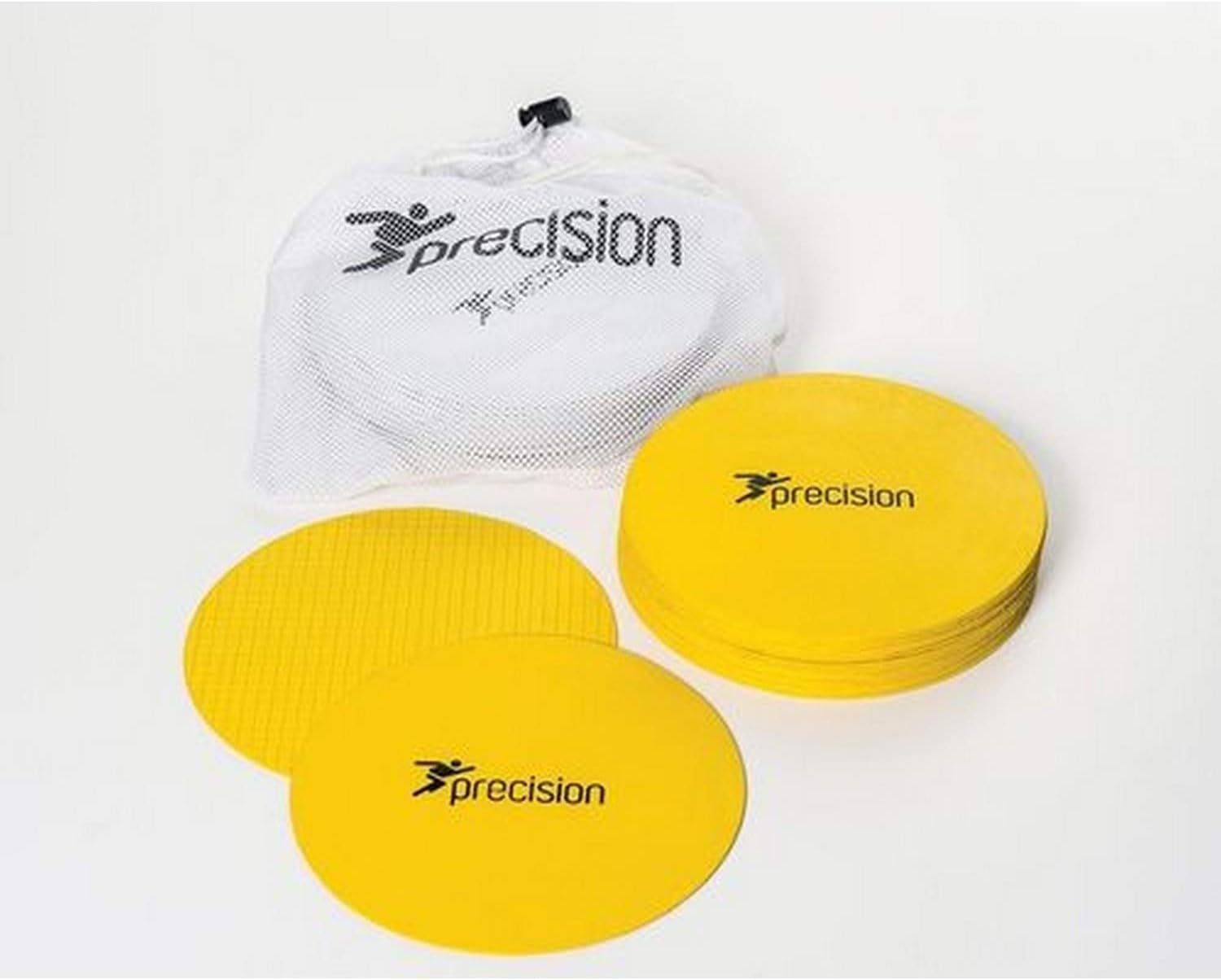 Precision Large Round Rubber Marker Discs Yellow (Set of 20), multi-coloured, one size, TR320Y