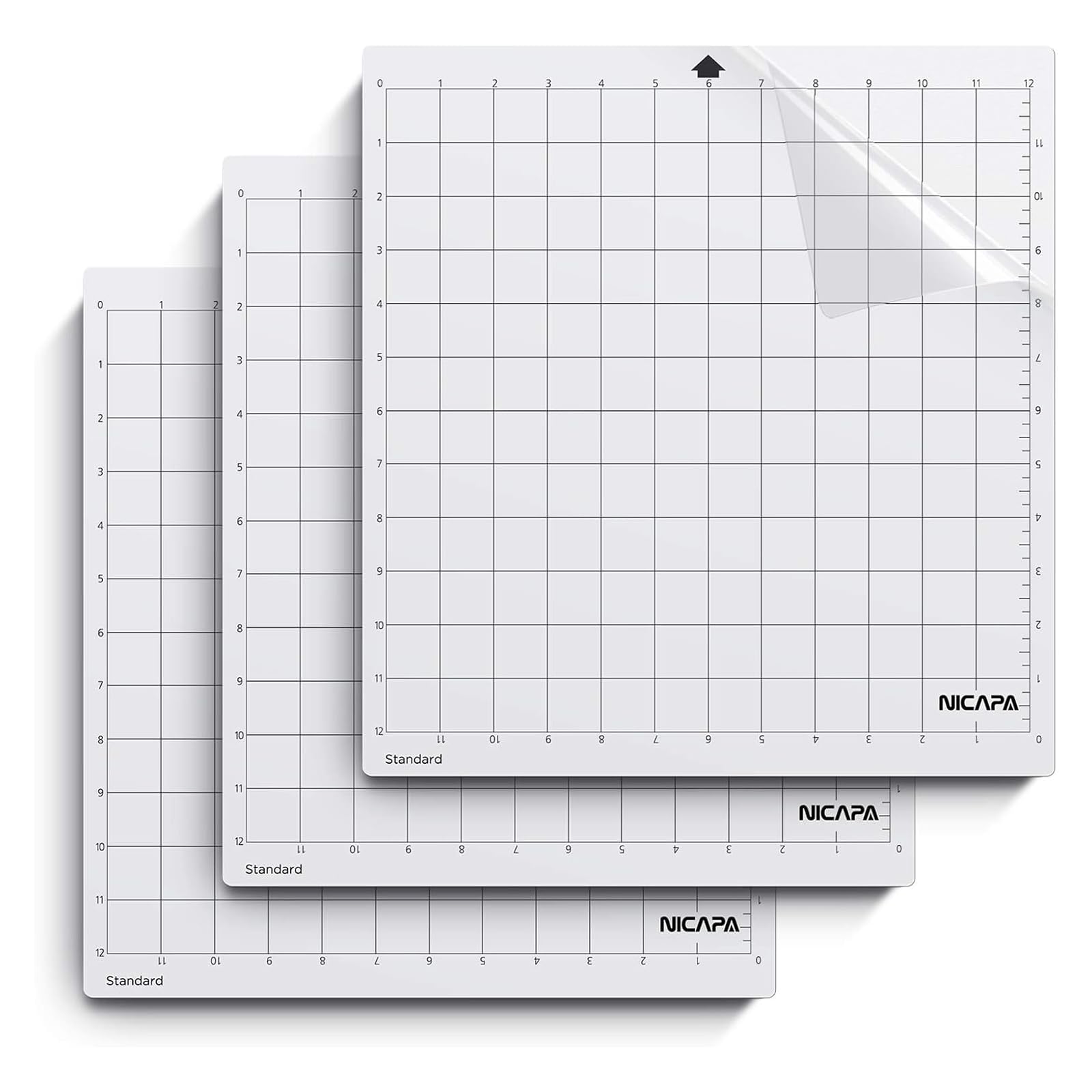 Nicapa Replacement Cutting Mat, 12 by 12-inch (3 Pack)