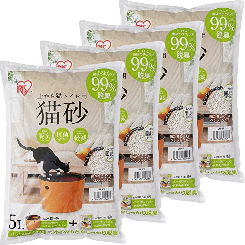 アイリスオーヤマ 上から猫トイレ用猫砂 5l 4袋 まとめ買い Amazon 楽天 ヤフー等の通販価格比較 最安値 Com