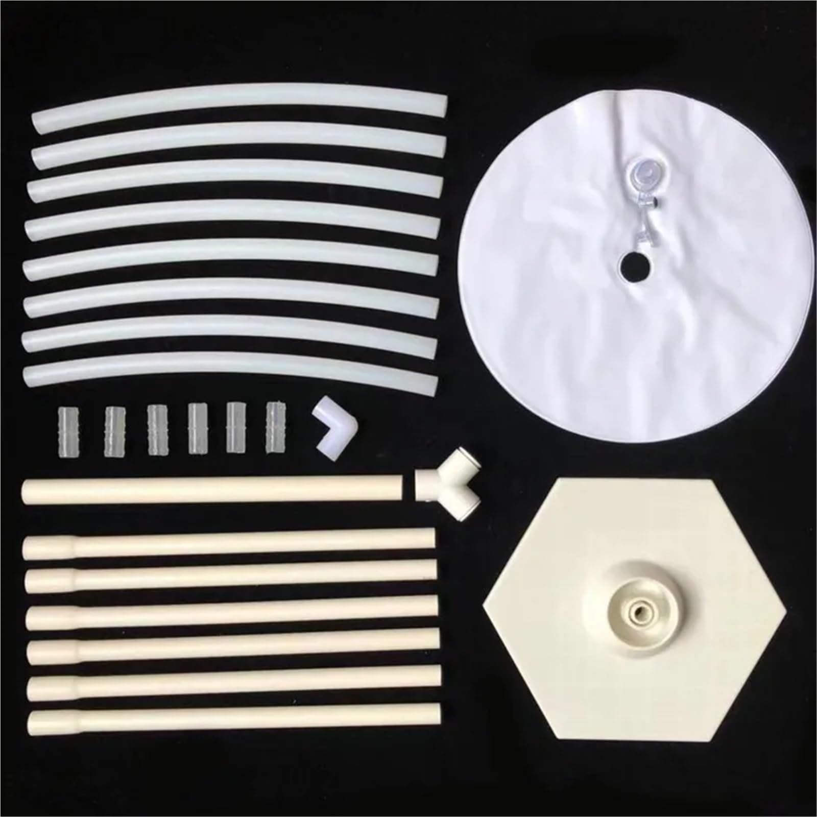 Bogen, 1 Set herzförmiger Ballonbogen-Rahmenring, DIY-Ballonbogen-Girlandenständer-Kit for Hochzeiten und Jubiläumsdekorationen im Freien