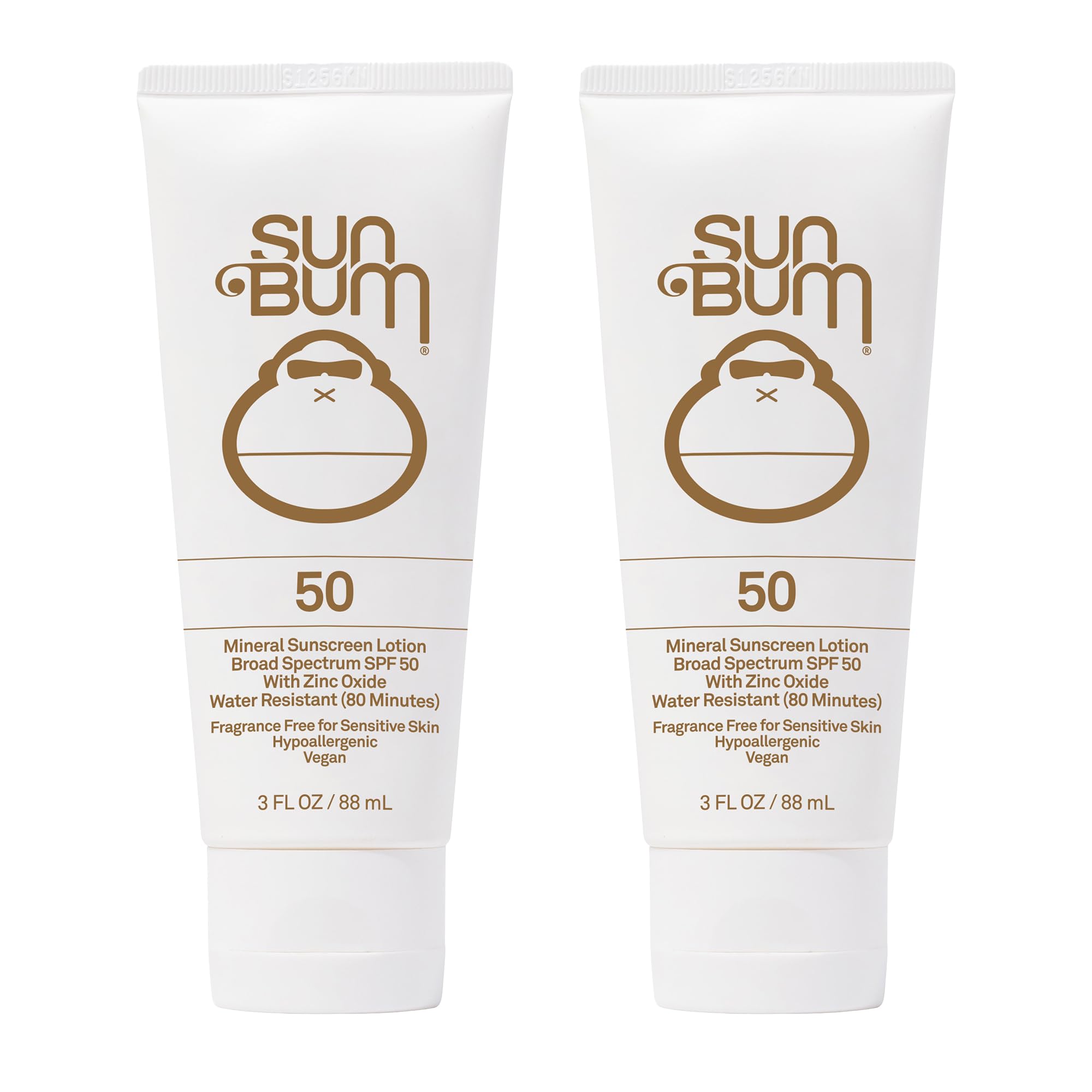 Sun BumSun Bum Mineral Spf 50 Sunscreen Lotion Vegan and Reef Friendly (octinoxate & Oxybenzone Free) Broad Spectrum Natural Sunscreen With Uva/uvb Protection 2 Pack