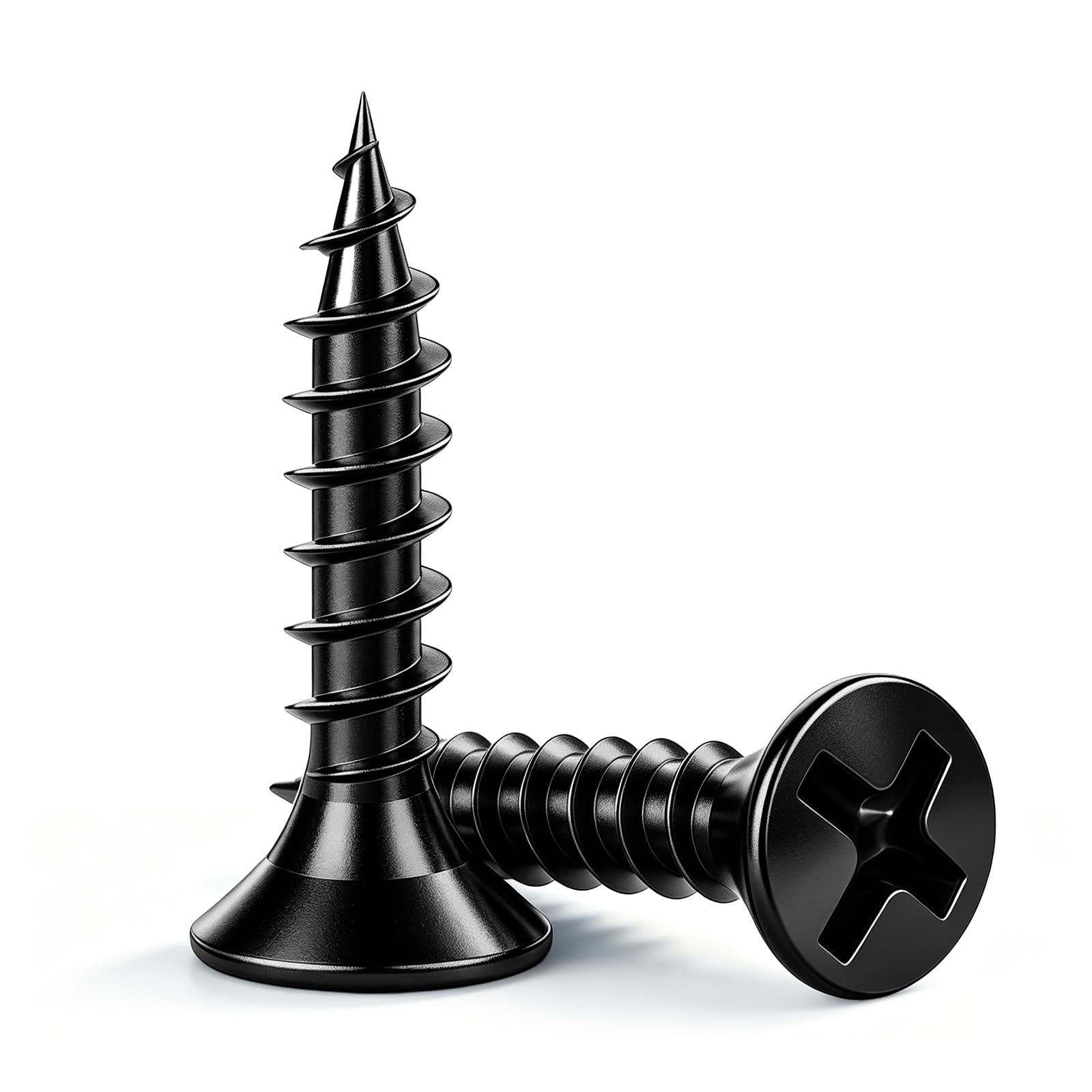 Wensilon 385PCS Wood Screws Assortment Kit, Black Flat Head Screws — Amazon image 12